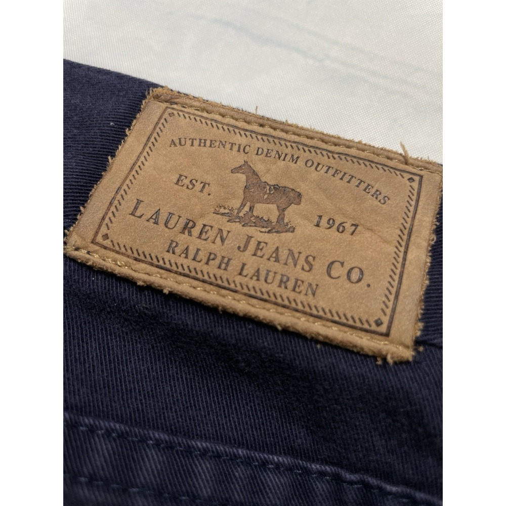 Lauren‎ Jeans Ralph Lauren LRL Women's 8 Capri Mid Rise Navy Denim Ladies goucho